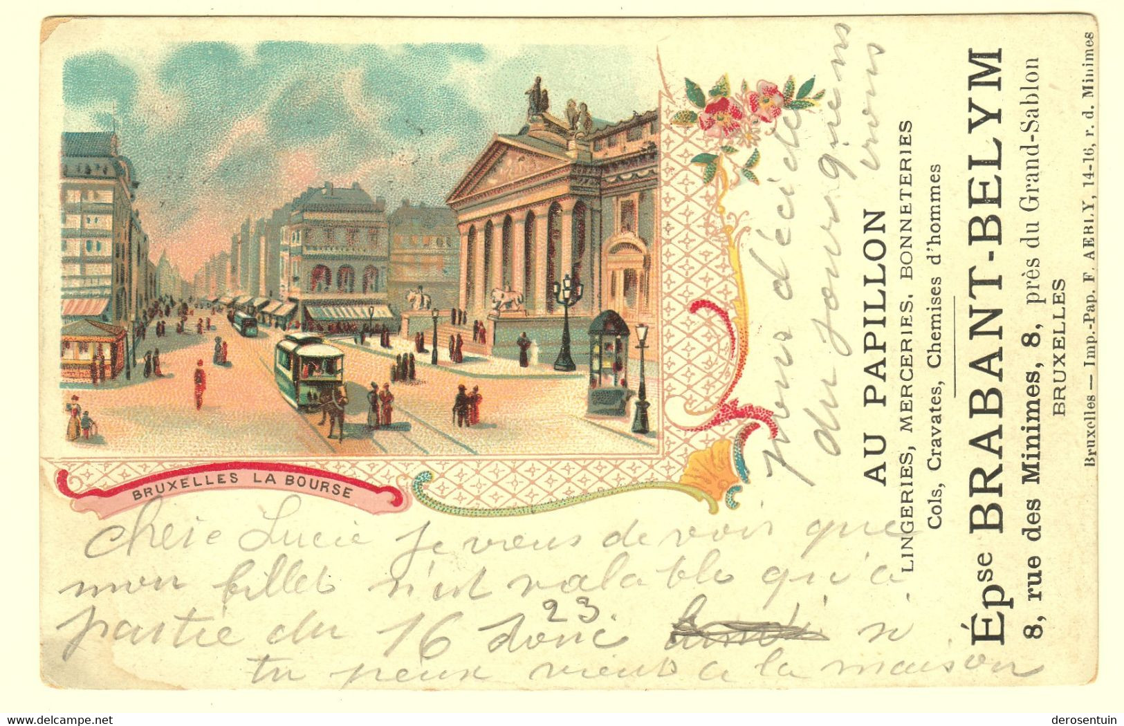 a0138	[Postkaarten] Brussel / Bruxelles (avenue Louise, Gare du Nord, panorama, allée Verte, etc) lot van 49 postkaarten