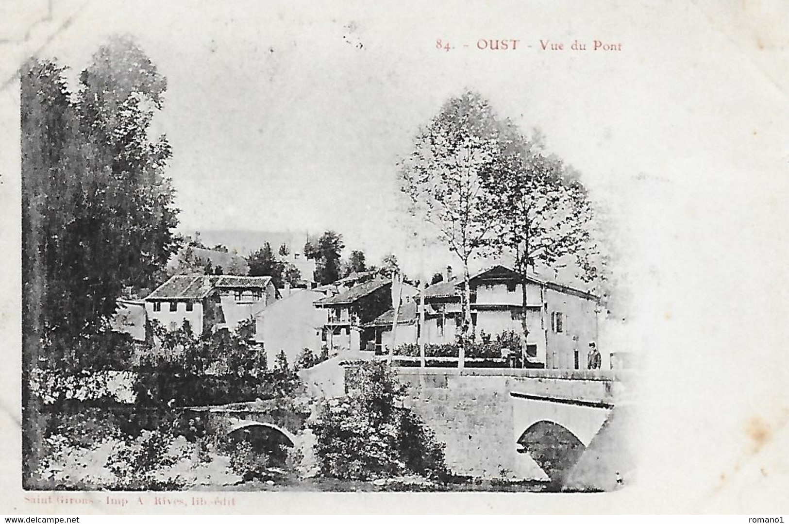 09)    OUST  -  Vue Du Pont - Oust