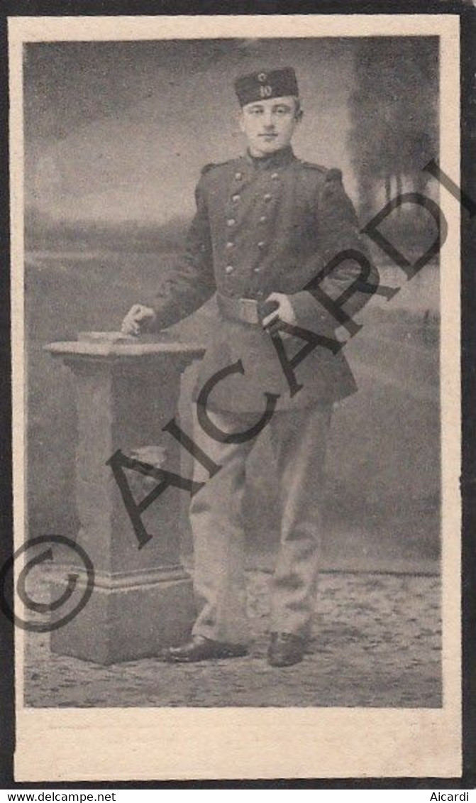 Laurent Oscar MAETENS  °1891 Merchtem †1914 Wartet/Marche Les Dames - WOI/ Soldaat 10e Linieregiment (F218) - Todesanzeige