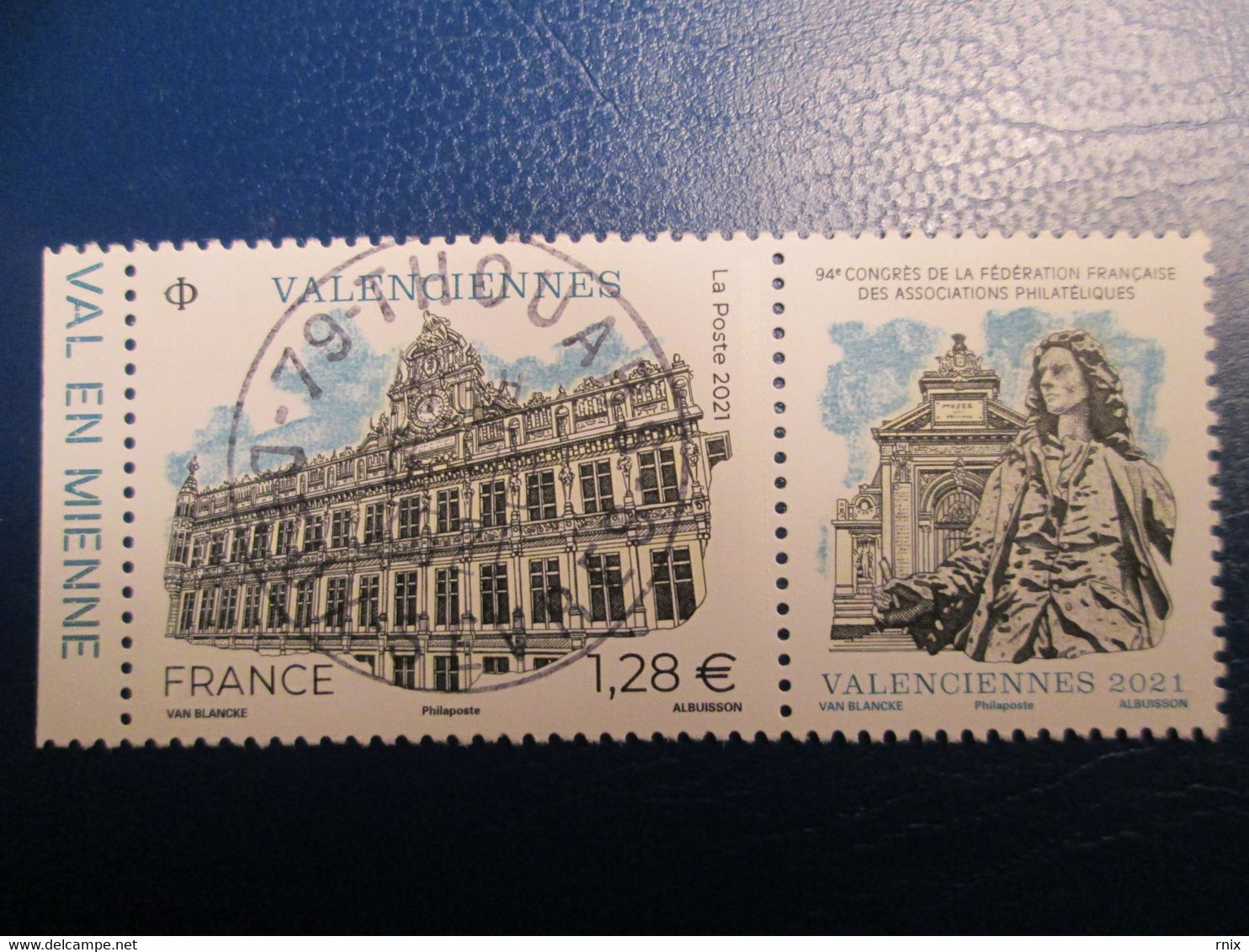 2021 Valenciennes Congrès FFAP Oblitéré Premier Jour Cachet Rond 08/10/2021 - Used Stamps