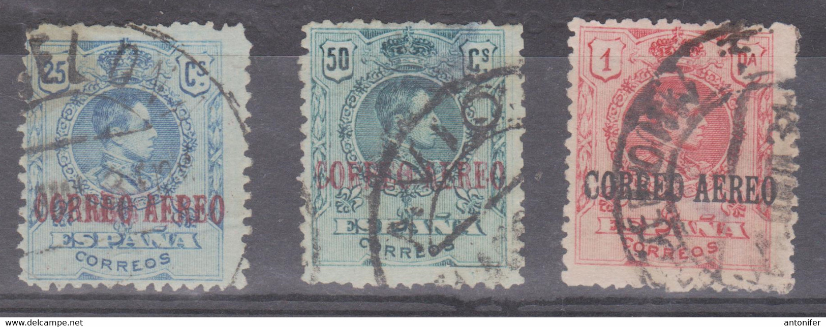 1920  ALFONSO XIII AEREOS LOTE USADOS - Used Stamps