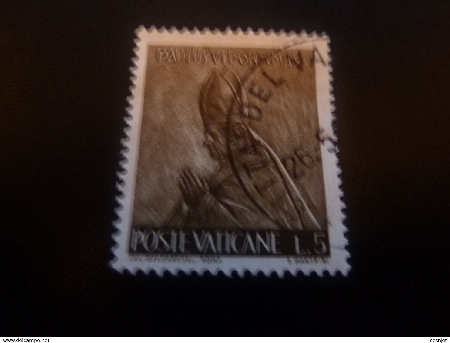 Poste Vaticane - Paulus VI -  Pont-Max - L 5 -  Gris - Oblitéré - Année 1960 - - Used Stamps