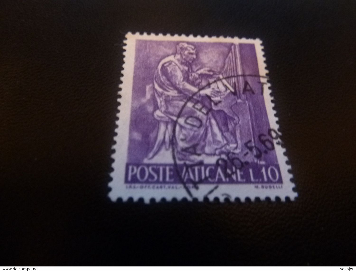 Poste Vaticane - J.P.S Off Cart Val Roma - M. Rudelli - Val L.10 - Lilas Foncé - Oblitéré - Année 1969 - - Usados