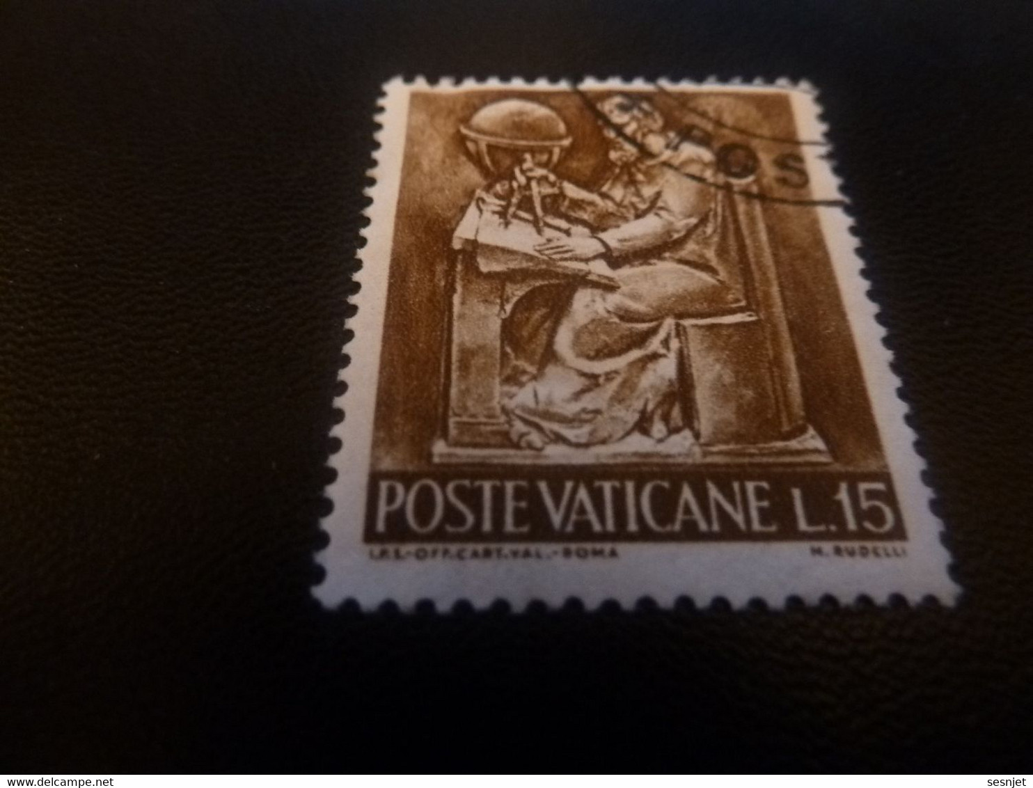 Poste Vaticane - J.P.S Off Cart Val Roma - M. Rudelli - Val L.15 - Brun Foncé - Oblitéré - Année 1969 - - Gebraucht