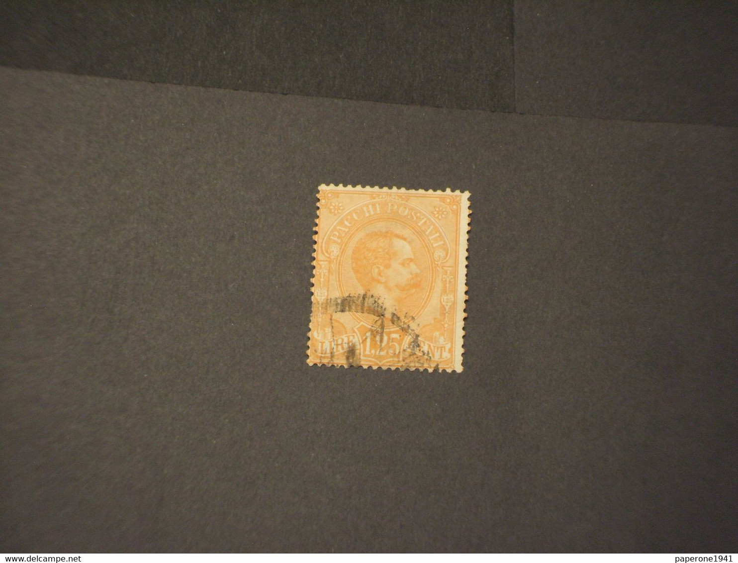 ITALIA REGNO - PACCHI POSTALI - 1884/6 RE 1,25 - TIMBRATO/USED - Paketmarken