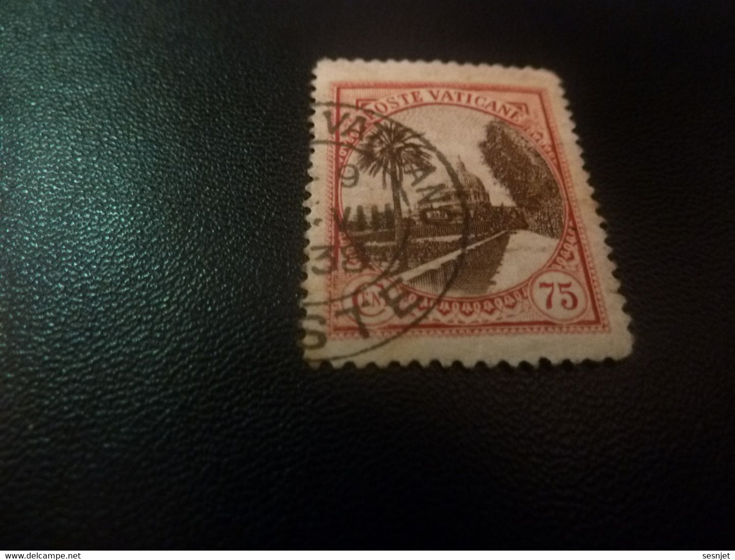 Poste Vaticane - Val 75 - Rouge Et Gris - Oblitéré - Année 1938 - - Used Stamps