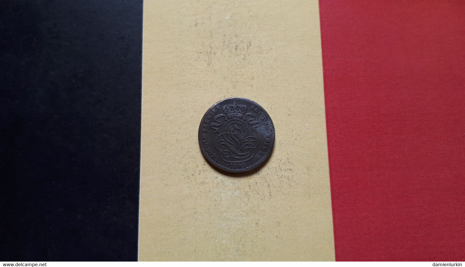 BELGIQUE LEOPOLD IER 1 CENTIME 1845 - 1 Centime