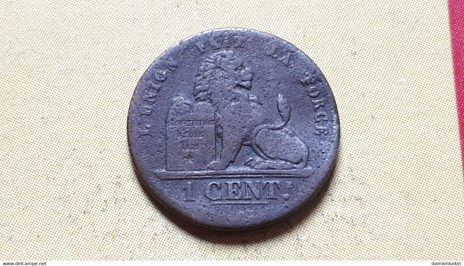 BELGIQUE LEOPOLD IER 1 CENTIME 1845 - 1 Cent