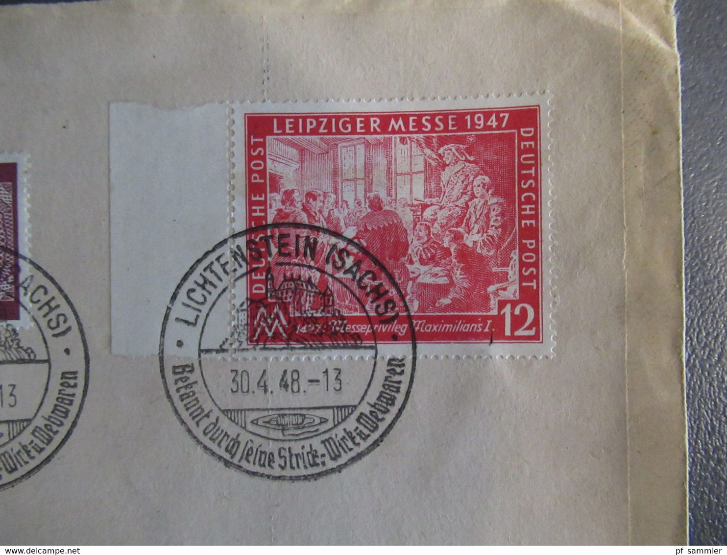 Kontrollrat 1948 insg. 37 Belege Sonderstempel größtenteils SBZ alle als Ortsbrief Jockata Vogtland etl. Randstücke!!