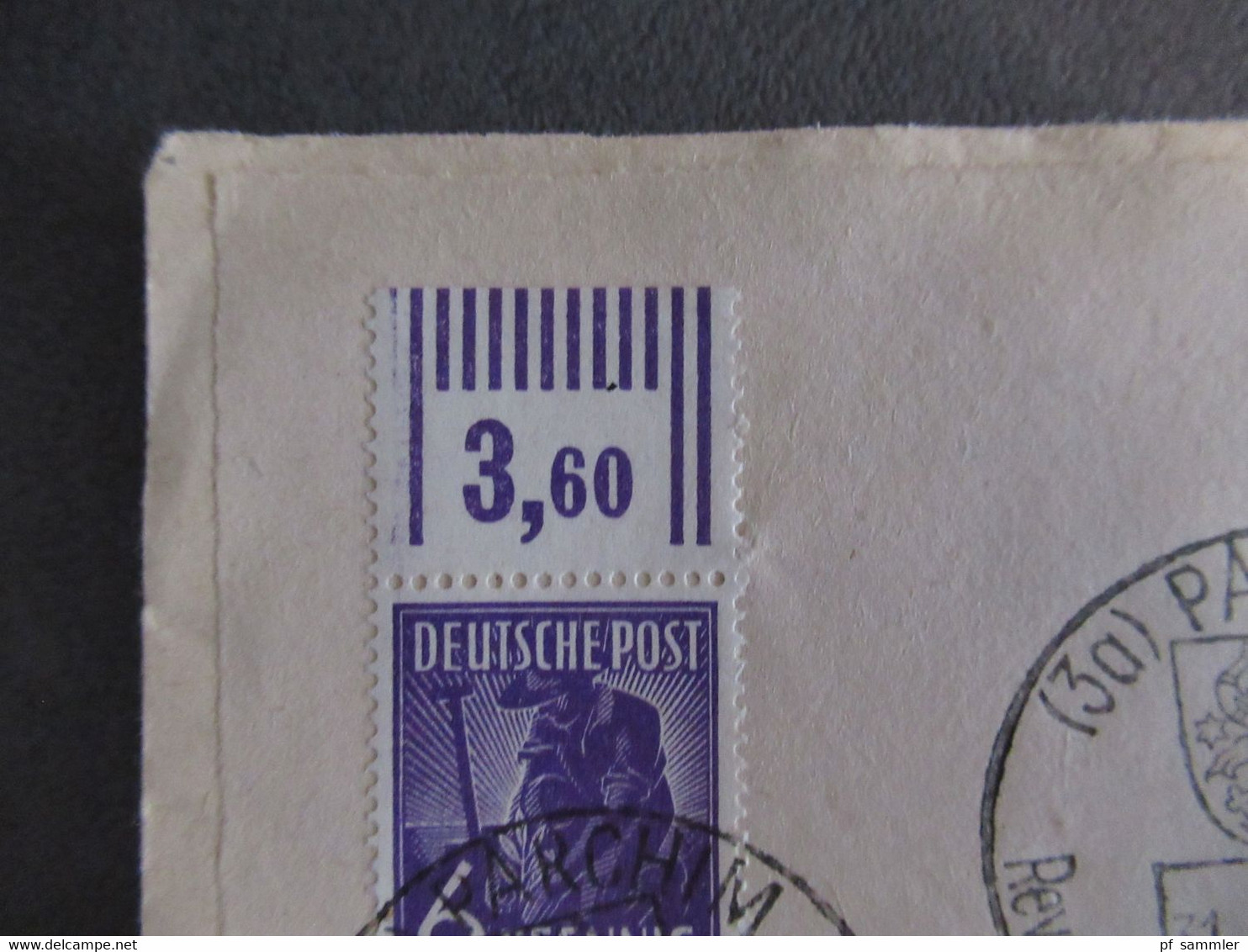 Kontrollrat 1948 insg. 37 Belege Sonderstempel größtenteils SBZ alle als Ortsbrief Jockata Vogtland etl. Randstücke!!