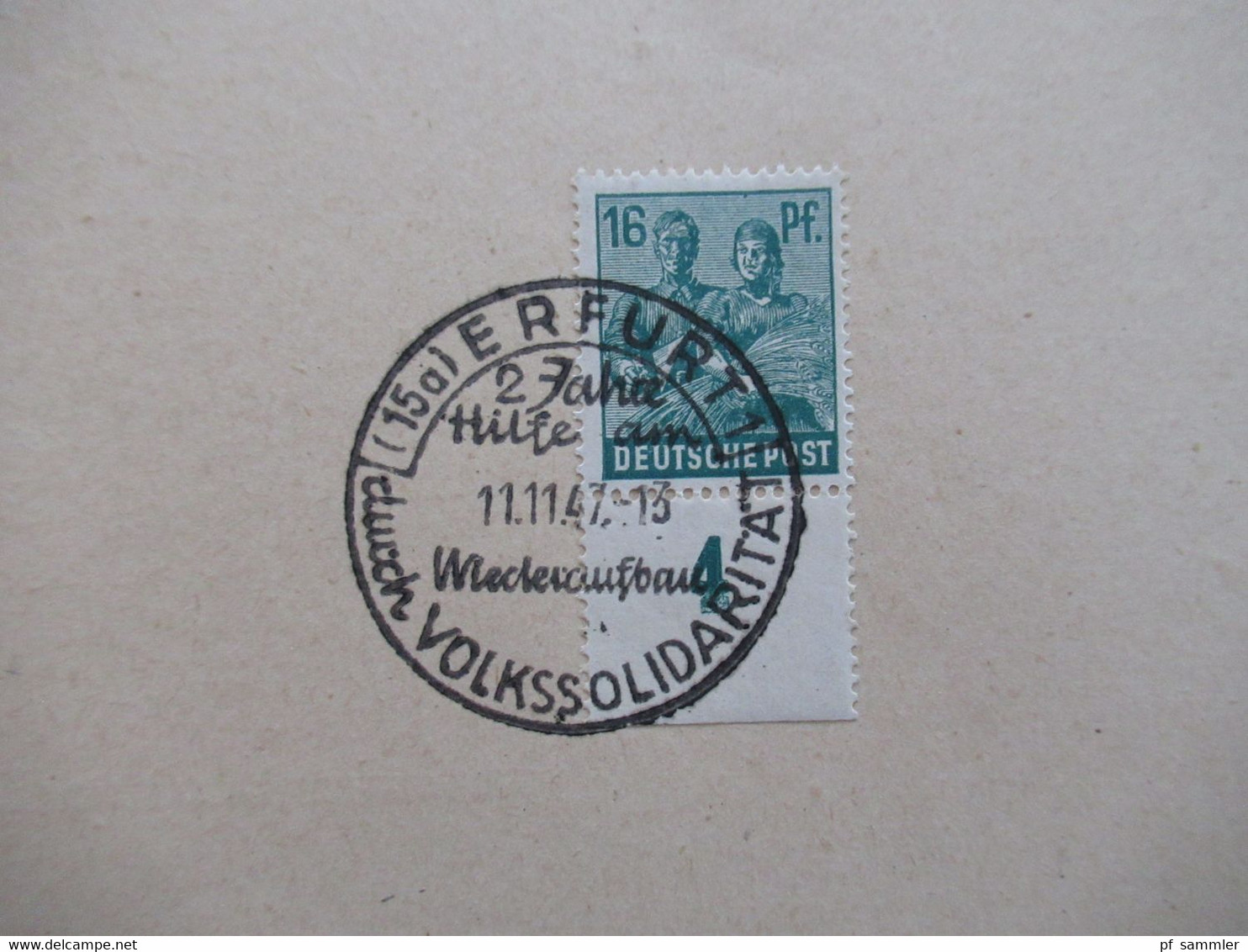 Kontrollrat 1947 / 48  Insg. 84 Blanko PK / Briefstk Sonderstempel Größtenteils SBZ Etliche Randstücke Auch Oberränder!! - Collections (sans Albums)