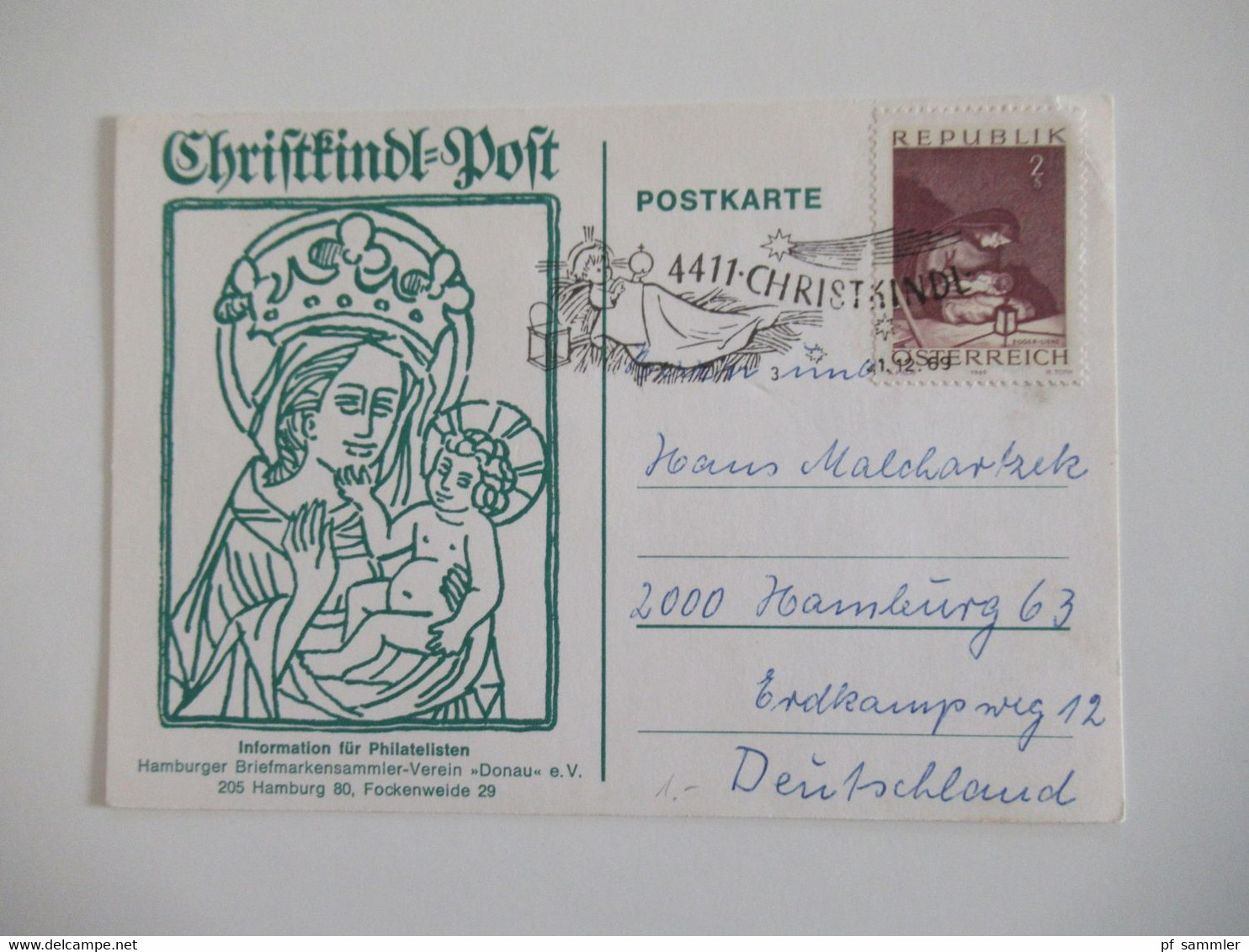 Österreich Christkindl / Weihnachtspost / Sonderbelege insgesamt 80 Stück Belege / Karten der Jahre 1959 - 80er Jahre!