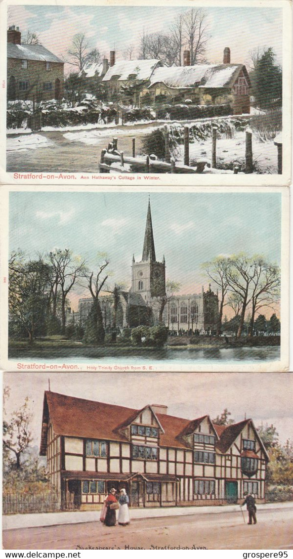 STRATFORD ON AVON LOT 3 CARTES - Stratford Upon Avon