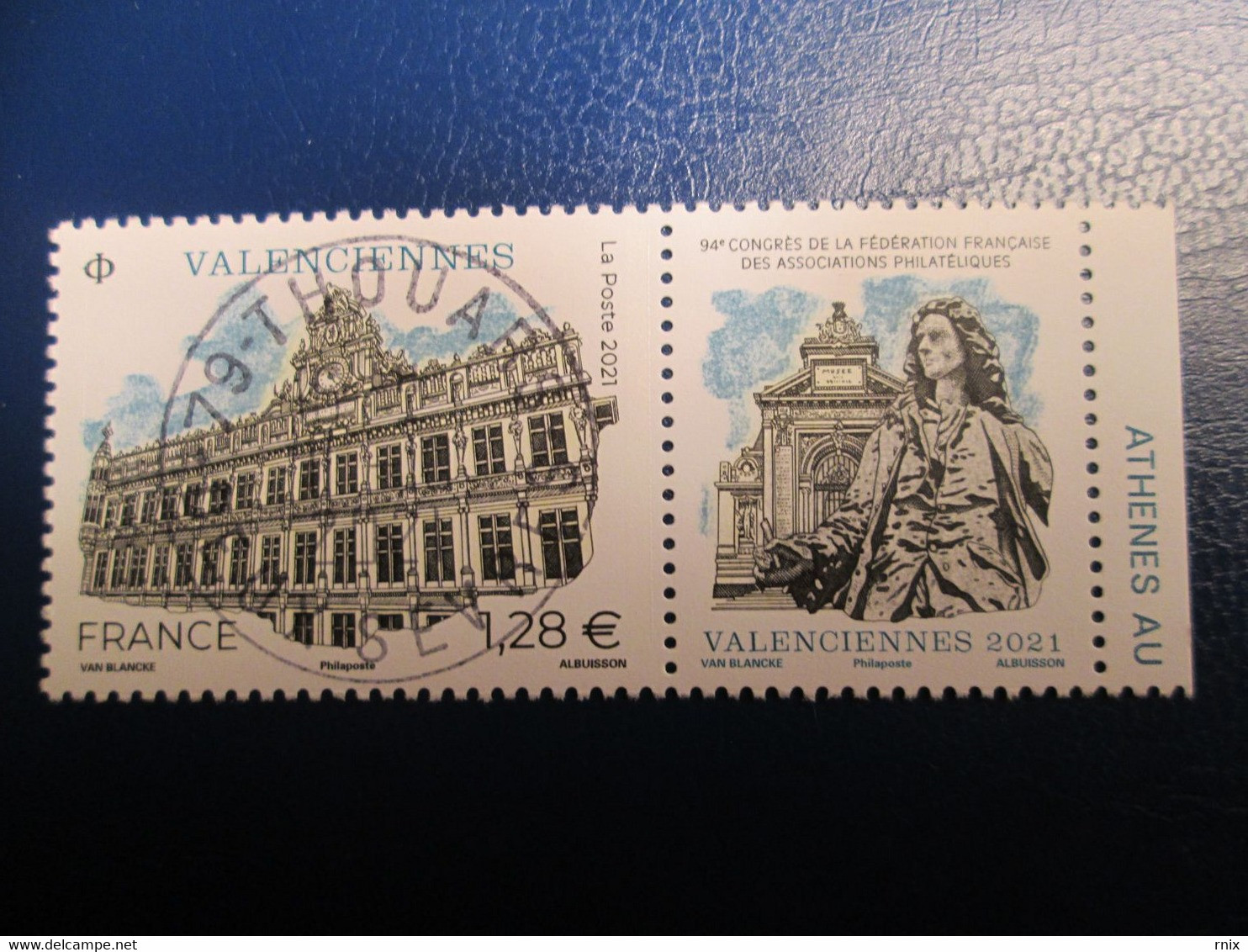 2021 Valenciennes Congrès FFAP Oblitéré Cachet Rond 11/10/2021 - Used Stamps