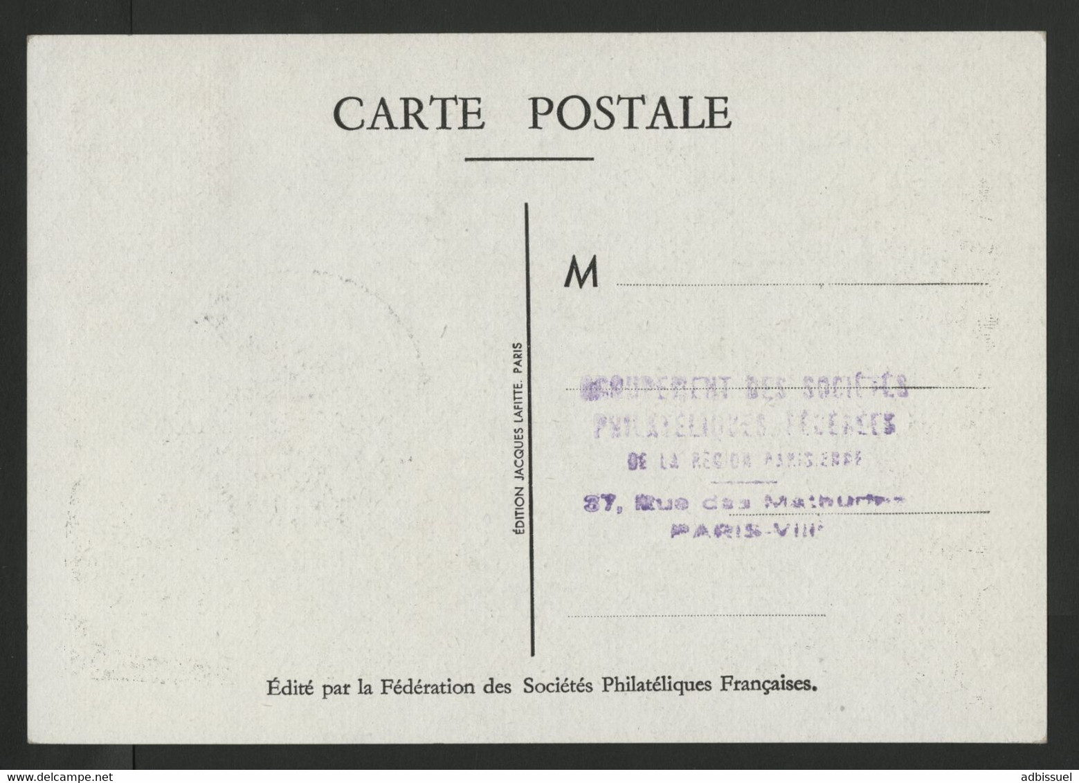 N° 779 Obl. 1er Jour Sur CP Illustrée, Cote 30 €, Journée Du Timbre 1947. - ....-1949