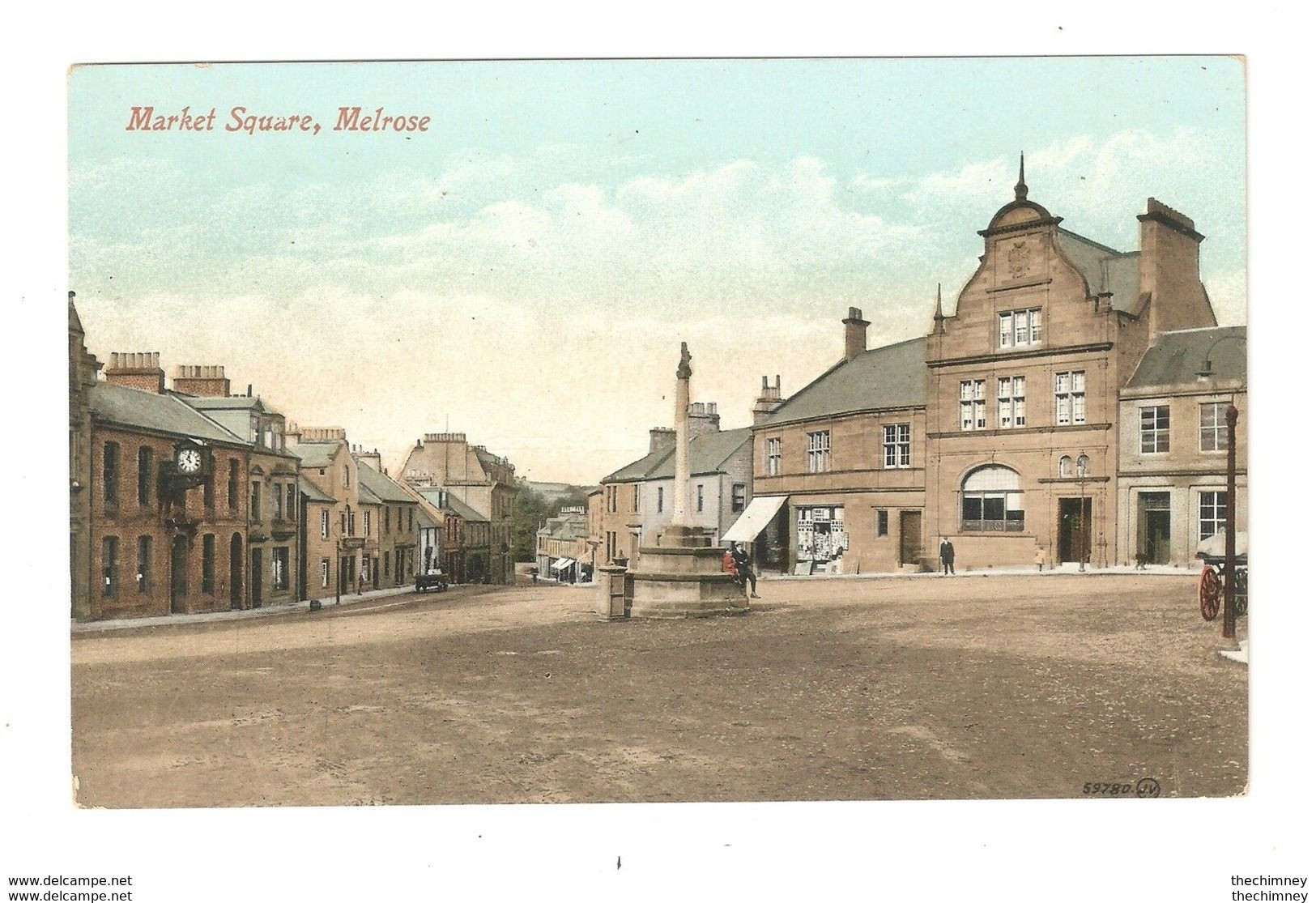 MELROSE MARKET SQUARE ROXBOROUGHSHIRE Scotland UNUSED - Roxburghshire