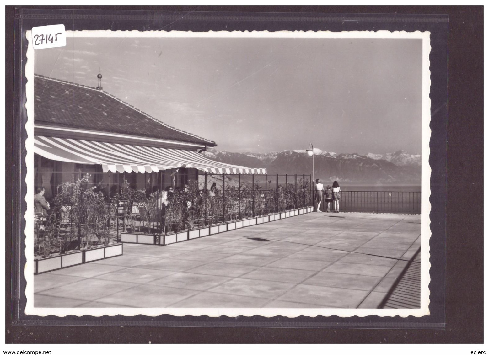 FORMAT 10x15cm - DISTRICT DE LAVAUX - GRANDVAUX - RESTAURANT HOTEL DU MONDE - TB - Grandvaux