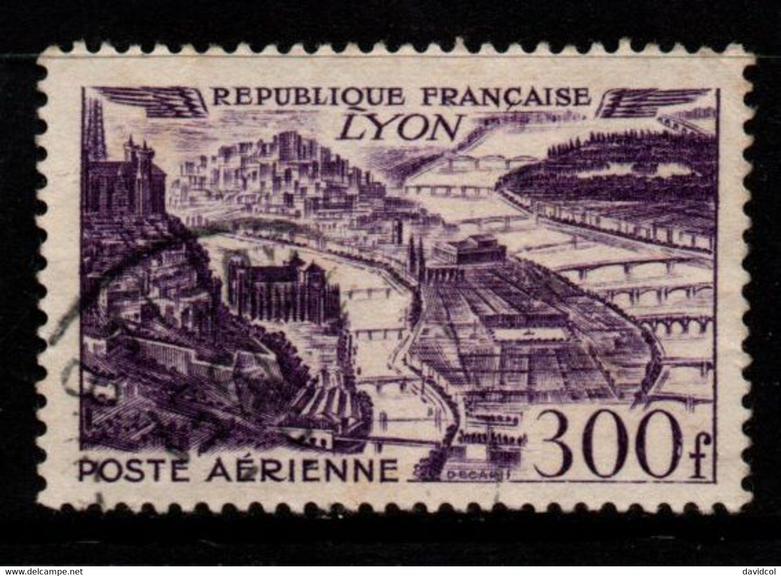 Q019B - FRANCE - 1949 - AIR STAMPS -  YV#: 26 - USED - - 1927-1959 Afgestempeld