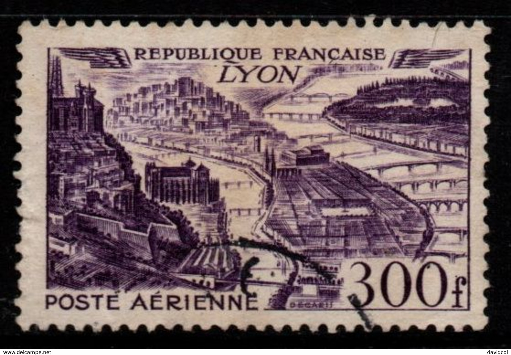 Q019C - FRANCE - 1949 - AIR STAMPS -  YV#: 26 - USED - - 1927-1959 Afgestempeld