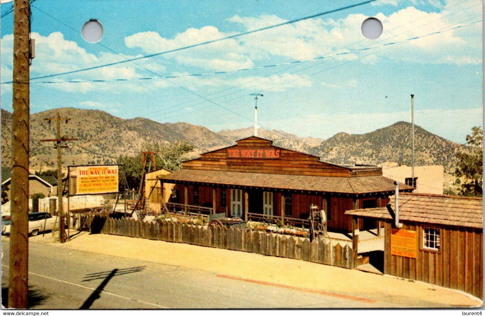 (5 A 9) Older USA Postcard - Nevada - Virginia City (two Holes) - Otros