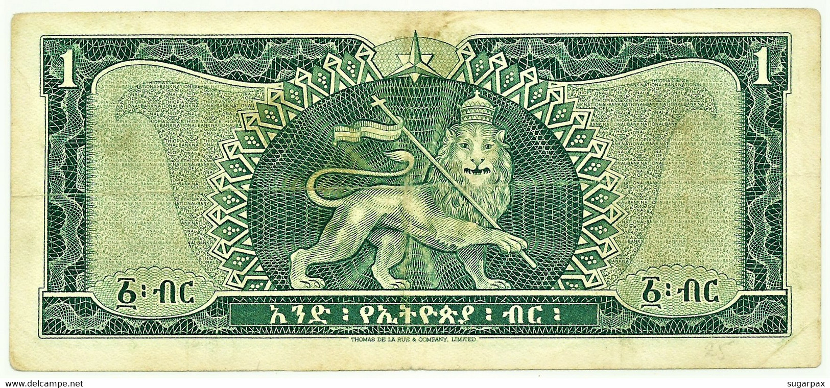 Ethiopia - 1 Dollar - ND ( 1966 ) - Pick 25 - Emperor Haile Selassie - Etiopía