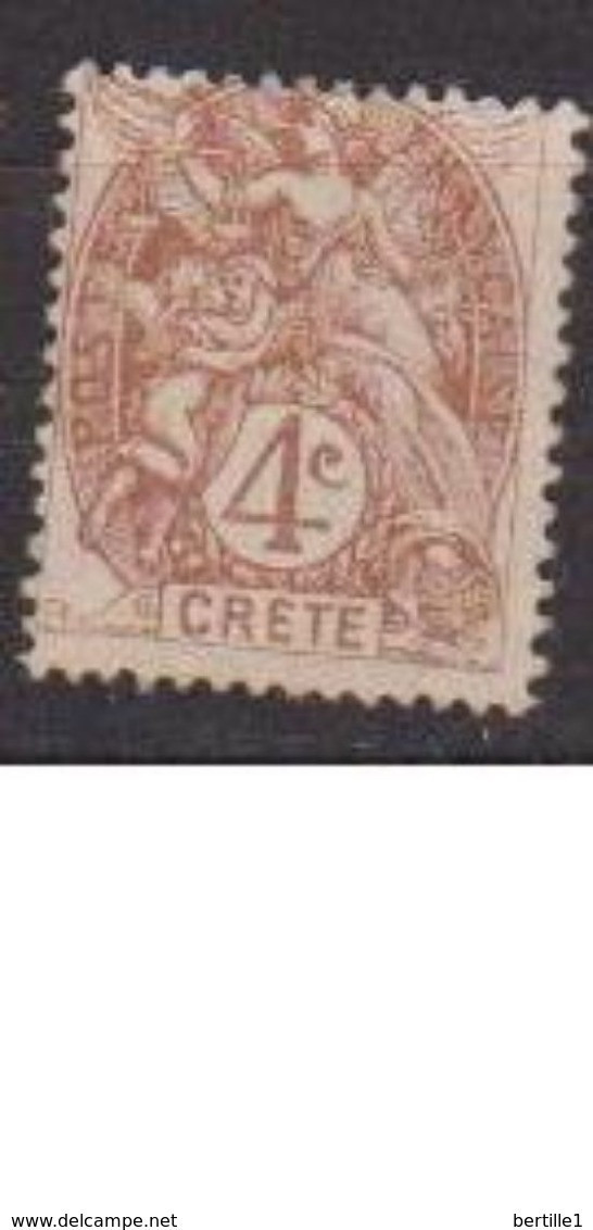 CRETE         N°  YVERT    4       NEUF SANS CHARNIERE      ( Nsch 01 ) - Ungebraucht