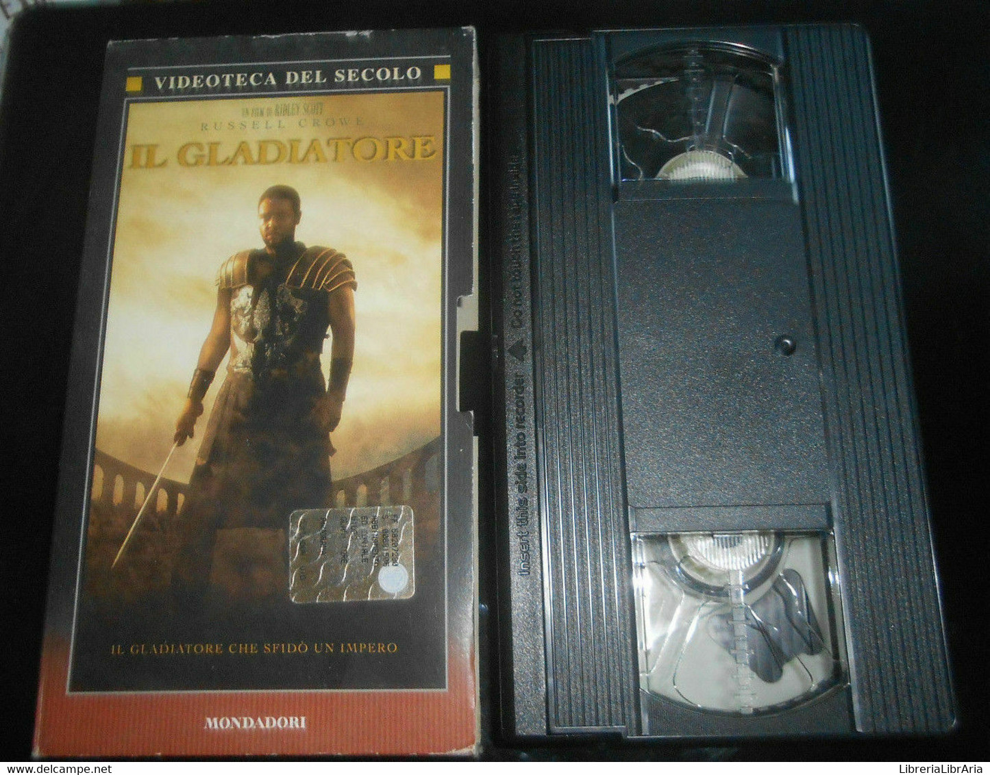 Il Gladiatore Russel Crowe - Vhs - 2000 -Mondadori -F - Verzamelingen