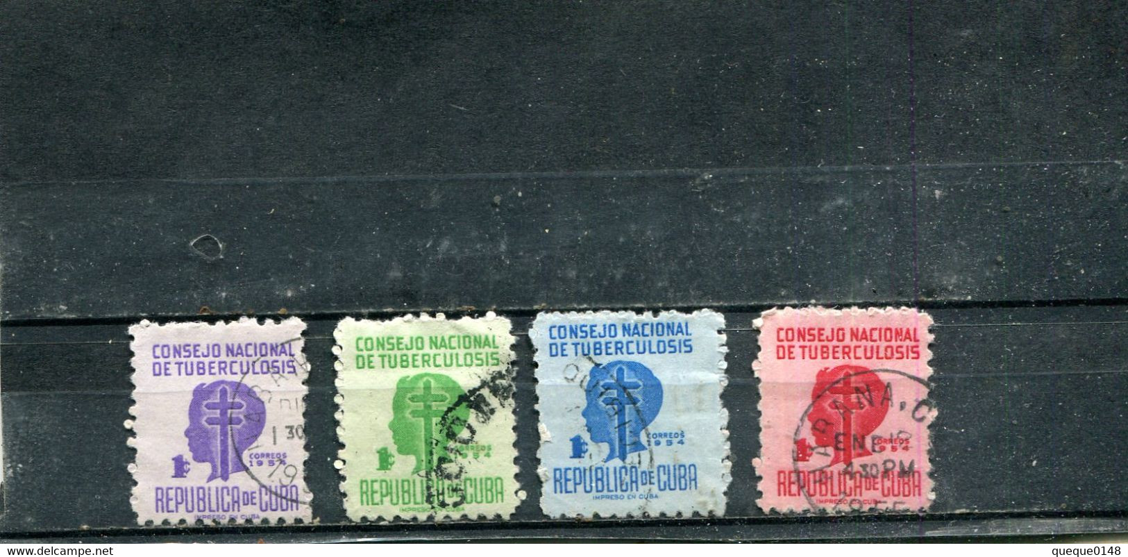 Cuba 1954 Yt 20-23 Série Complète - Wohlfahrtsmarken