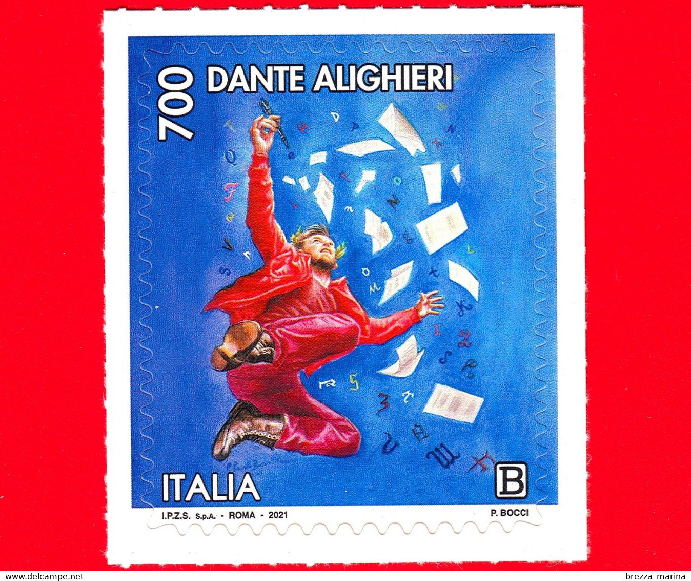 Nuovo - MNH - ITALIA - 2021 - 700 Anni Della Morte Di Dante Alighieri – Paradiso - B - 2021-...:  Nuovi