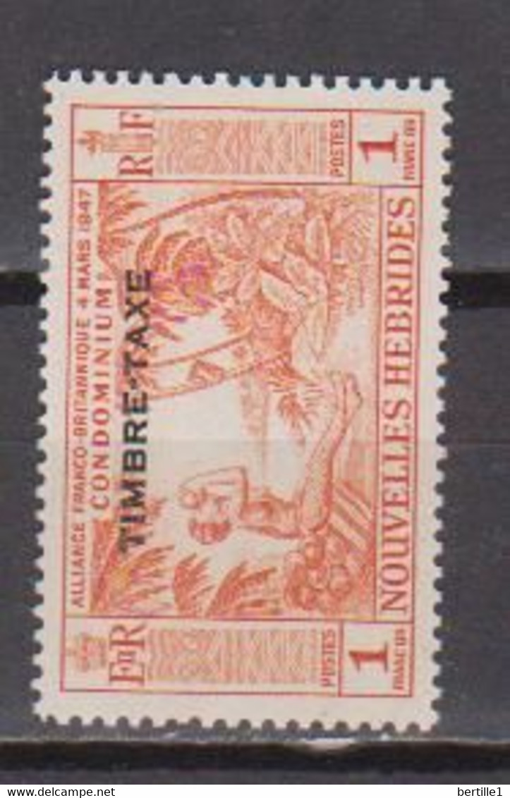 NOUVELLES HEBRIDES           N° YVERT  TAXE 40   NEUF SANS GOMME     (  SG 02/24 ) - Unused Stamps