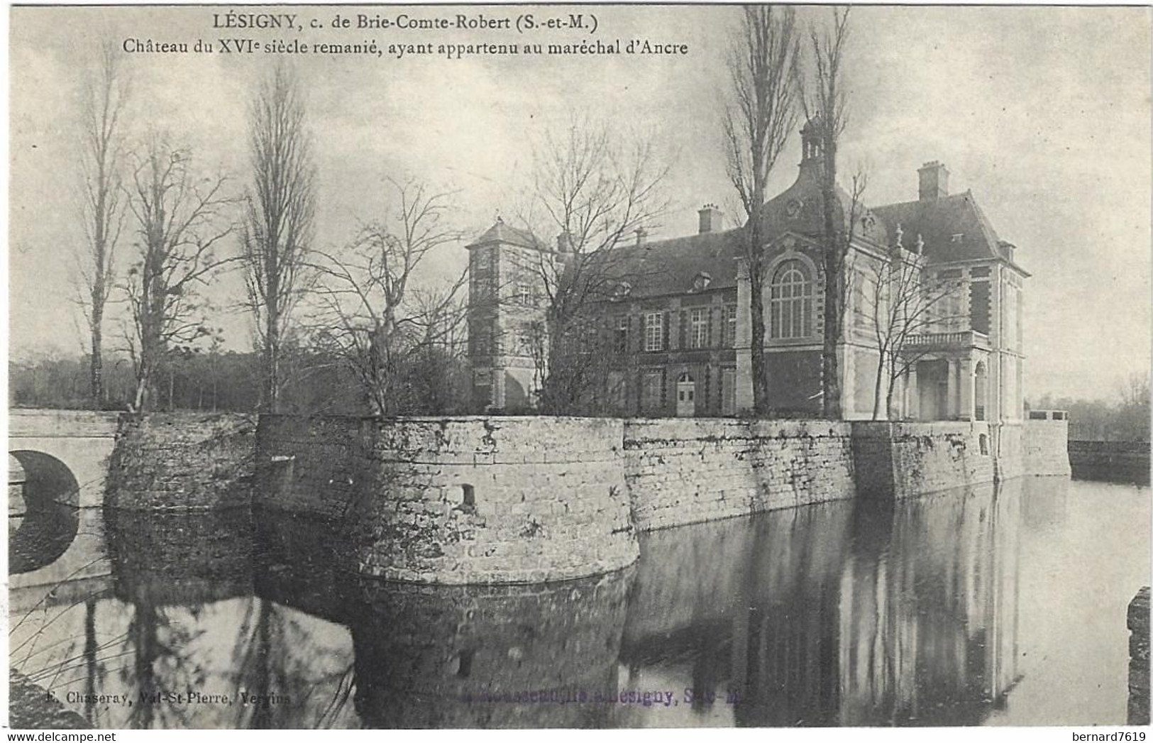 77    Lesigny  -  Chateau Du XVI E Siecle Ayant Appartenu Au Marechal D'ancre - Lesigny