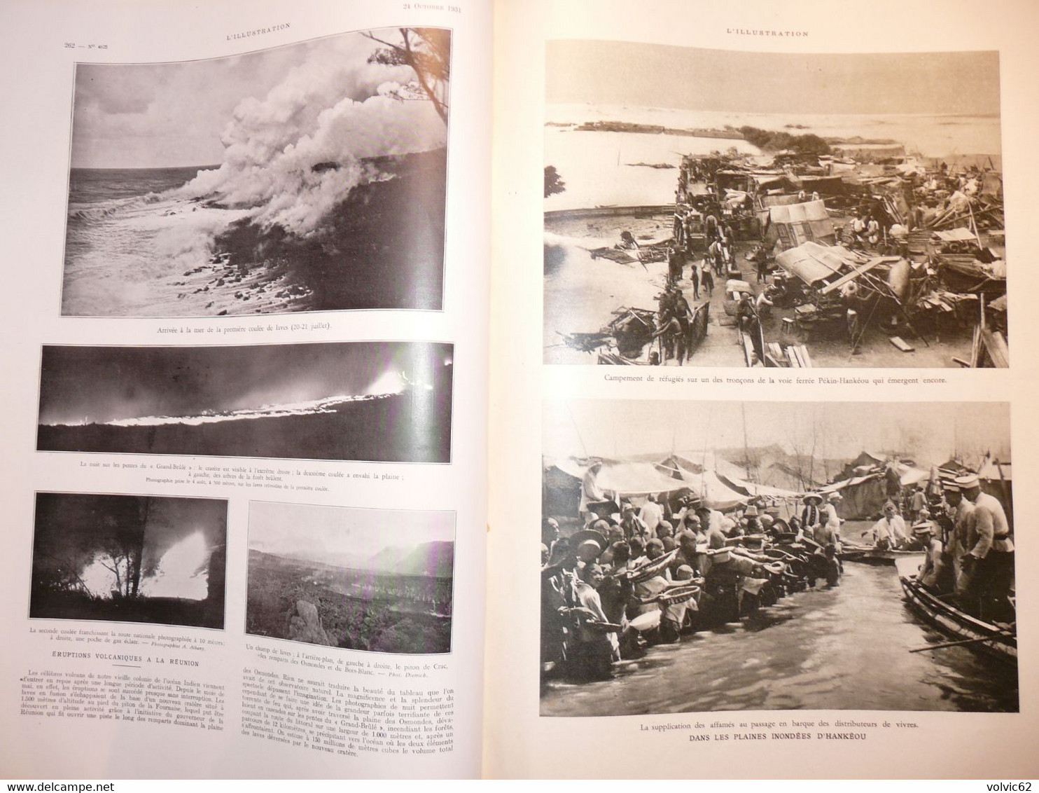 Illustration 4625 1931 thomas edison pierre Laval Christ de Rio Janeiro volcan La Réunion Chine Hankéou Malygin yokohama