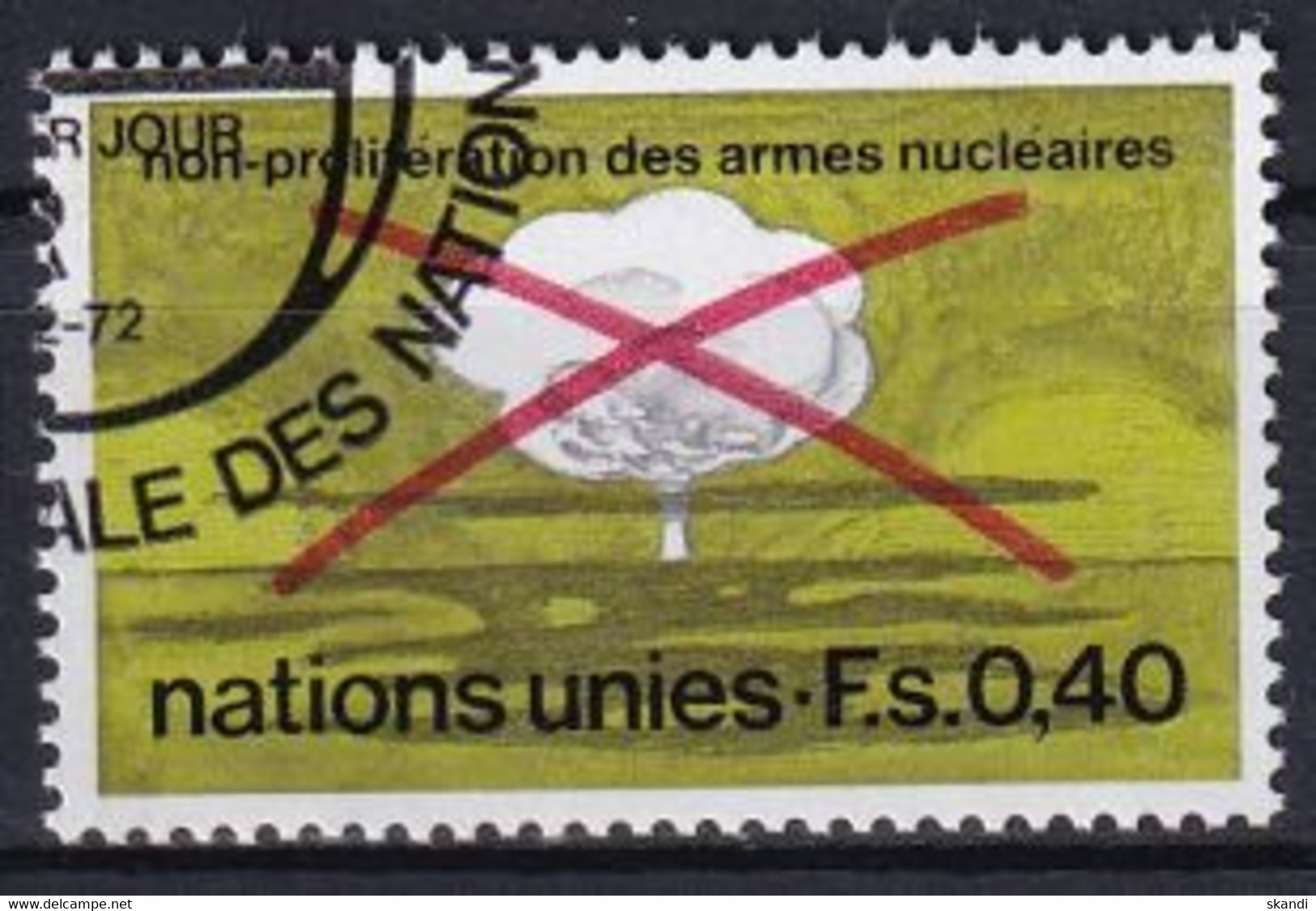 UNO GENF 1972 Mi-Nr. 23 O Used - Aus Abo - Oblitérés