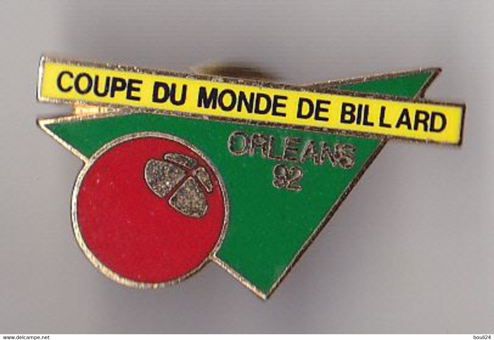 PIN'S THEME SPORT  BILLARD  COUPE DU MONDE  ORLEANS 1992 - Billiards