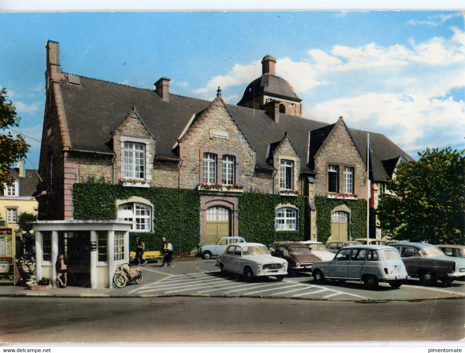 PARAME L'HOTEL DE VILLE FLAMME POSTALE SAINT MALO 1969 - Parame