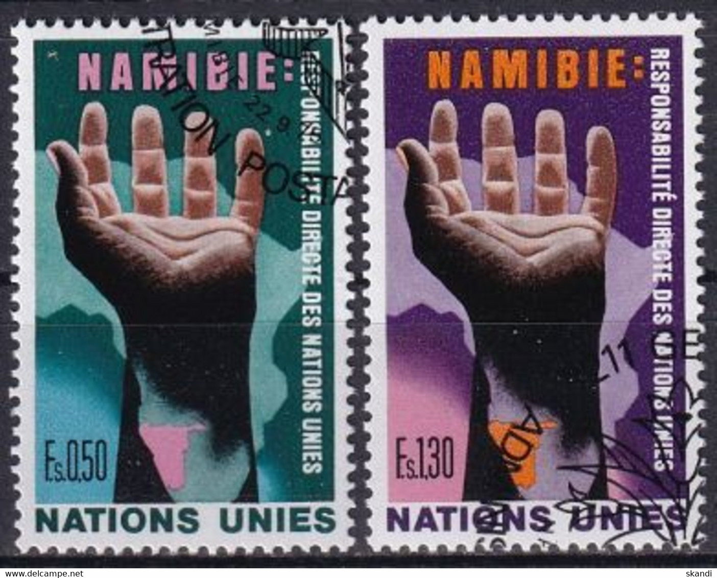 UNO GENF 1975 Mi-Nr. 52/53 O Used - Aus Abo - Oblitérés