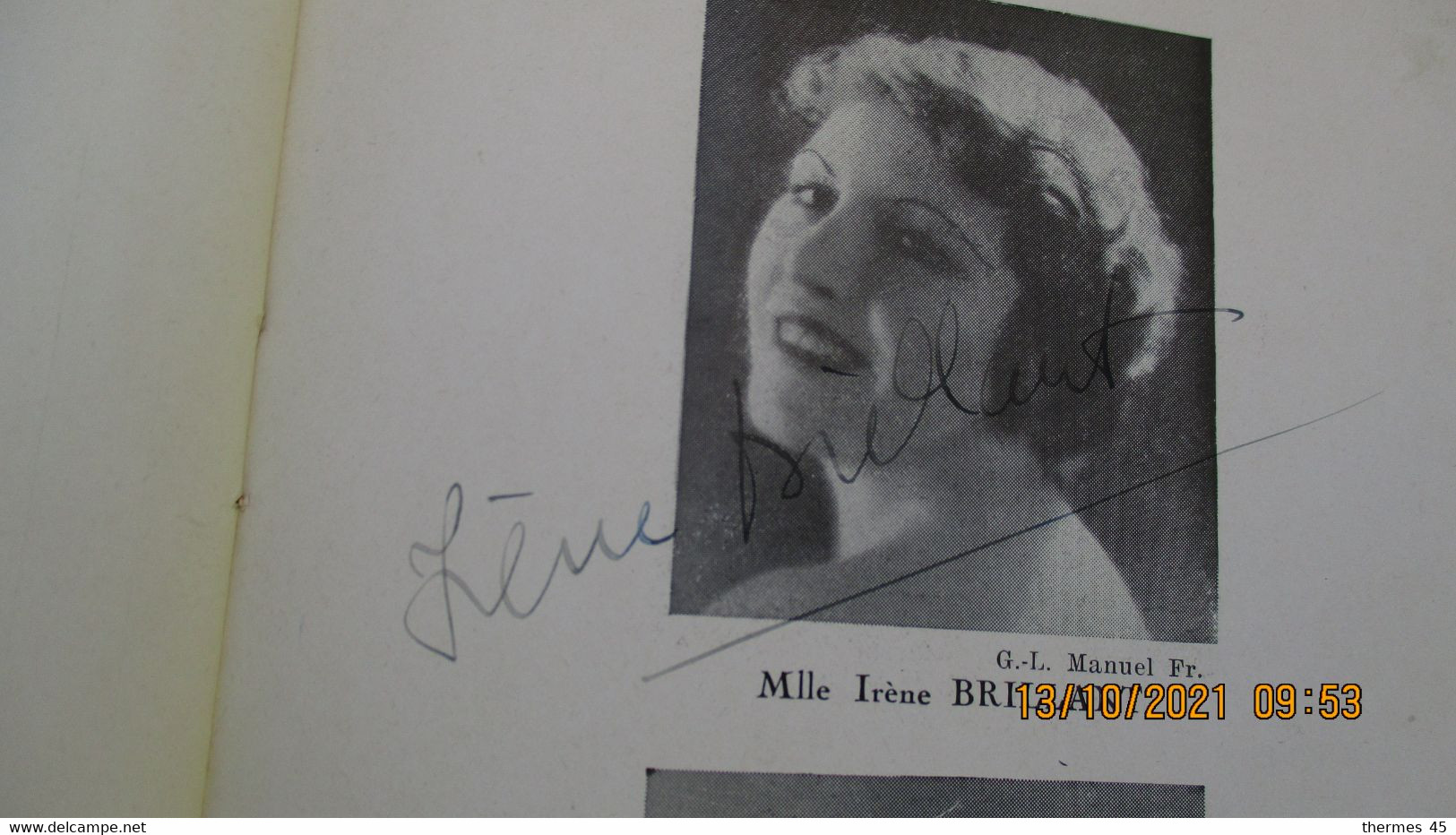 29 Sept. 1935 / Madame SANS-GÊNE ( 2 Dédicaces D'actrices ) COMEDIE FRANCAISE Au THEATRE MARIGNY; - Programs