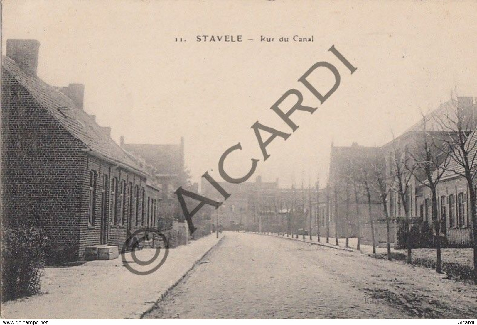 Carte Postale/Postkaart - STAVELE - Rue Du Canal   (A337) - Alveringem