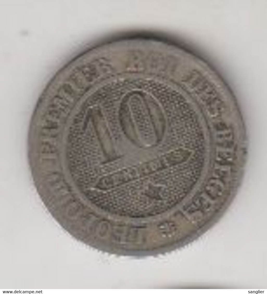 10 CENTIMES 1862 - 2 Cent