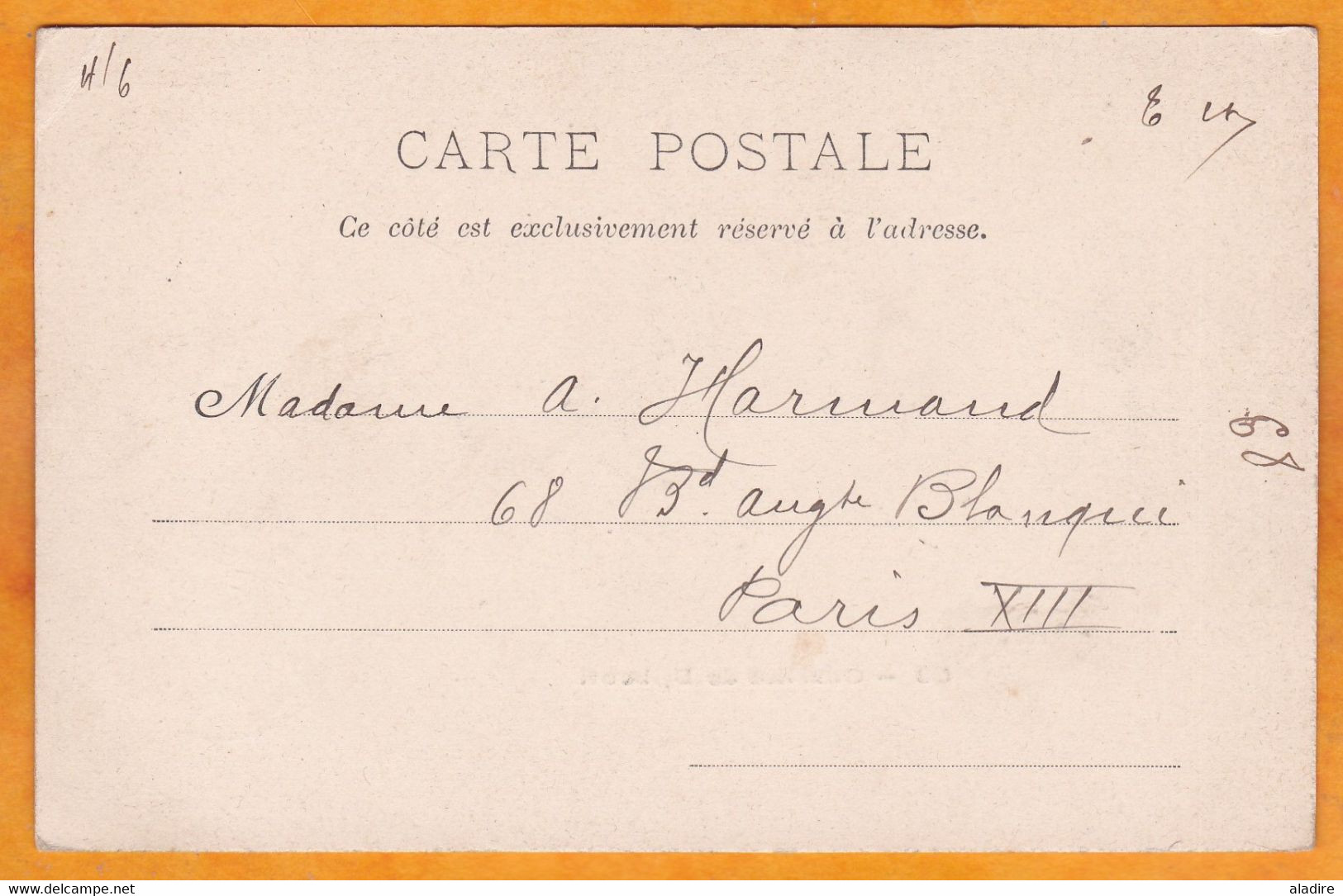 1915 - CP De Djibouti, Côte Française Des Somalis Vers Paris - Affranchissement 5 C Seul - Gazelles - Lettres & Documents