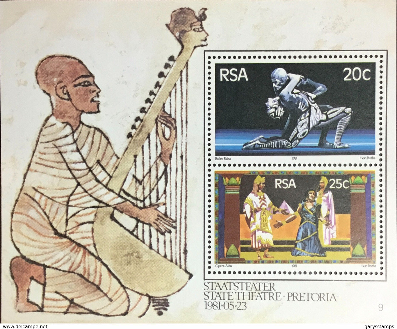 South Africa 1981 Theatre Minisheet MNH - Blokken & Velletjes