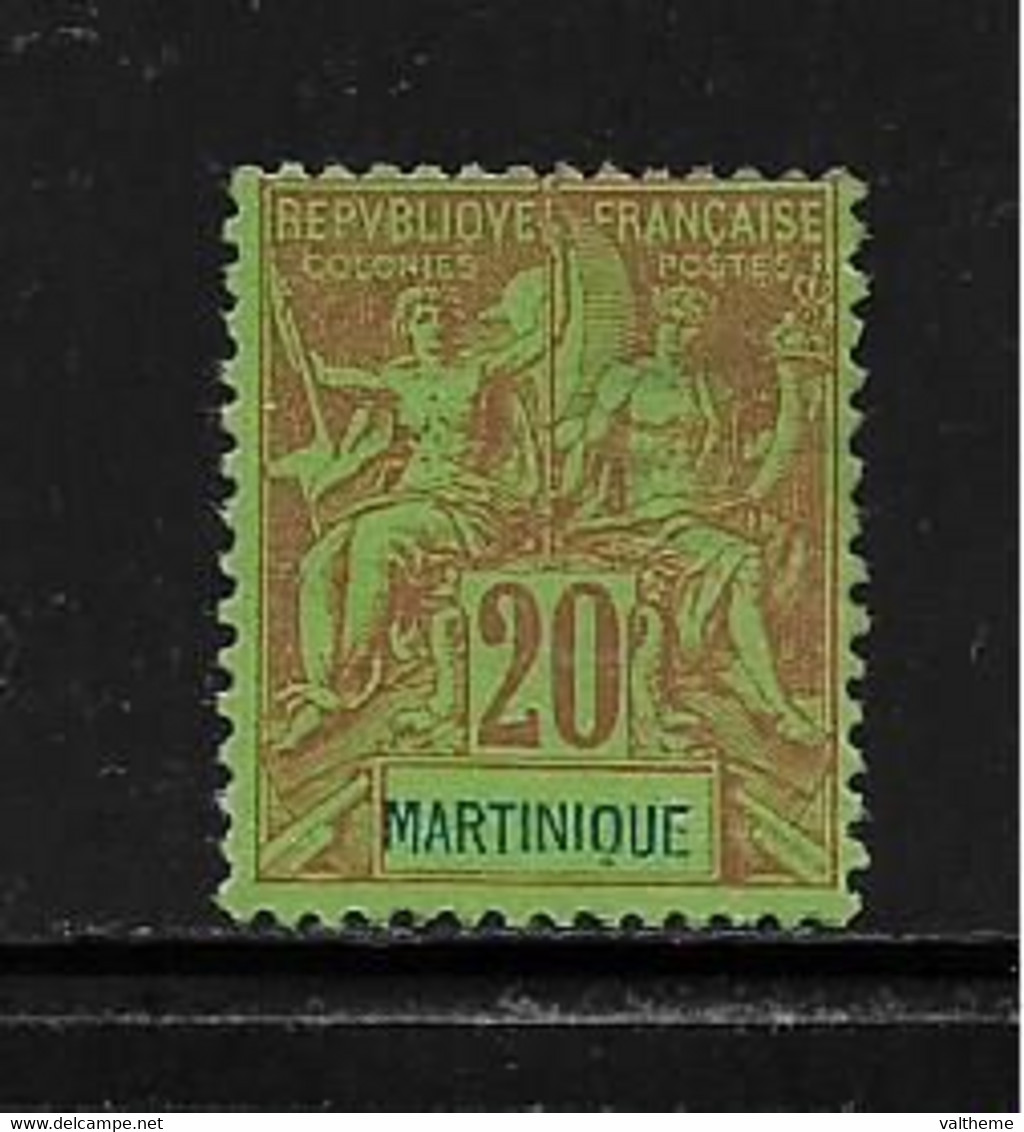 MARTINIQUE  ( FRMARTI - 68 )  1892  N° YVERT ET TELLIER     N° 37  N* - Ungebraucht