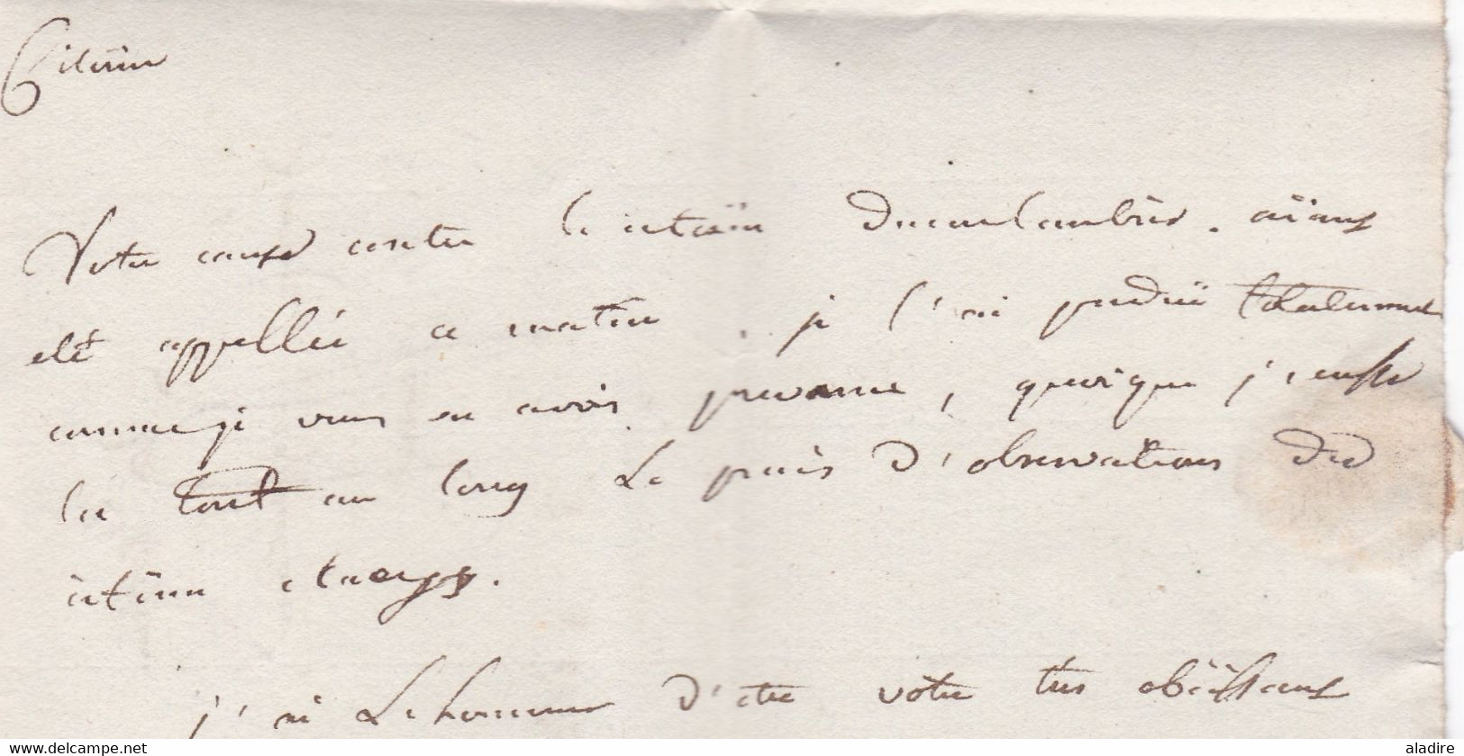 1798 - Marque Postale 57 DOUAY Douai En Rouge Sur Lettre Avec Correspondance Vers Lille - Taxe 4 -  Directoire - 1701-1800: Vorläufer XVIII