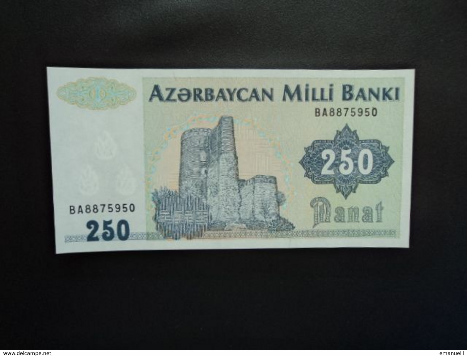 AZERBAÏDJAN * : 250 MANAT    ND 1992    P 13a      NEUF * - Azerbaïdjan