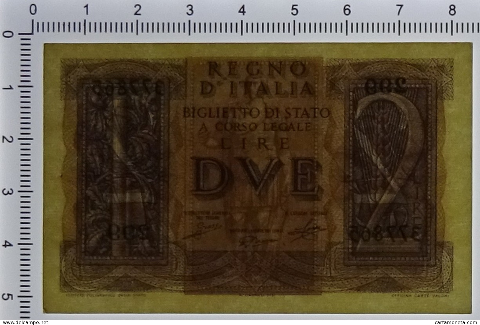 2 LIRE BIGLIETTO DI STATO FASCIO 14/11/1939 QFDS - Regno D'Italia – Other