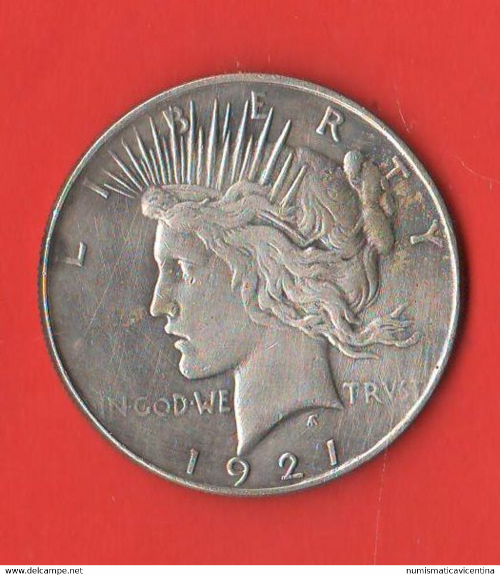 Usa Token One Dollar Dollaro 1921 Pace Peace Fake Falso False Faux Falsch - 1921-1935: Peace