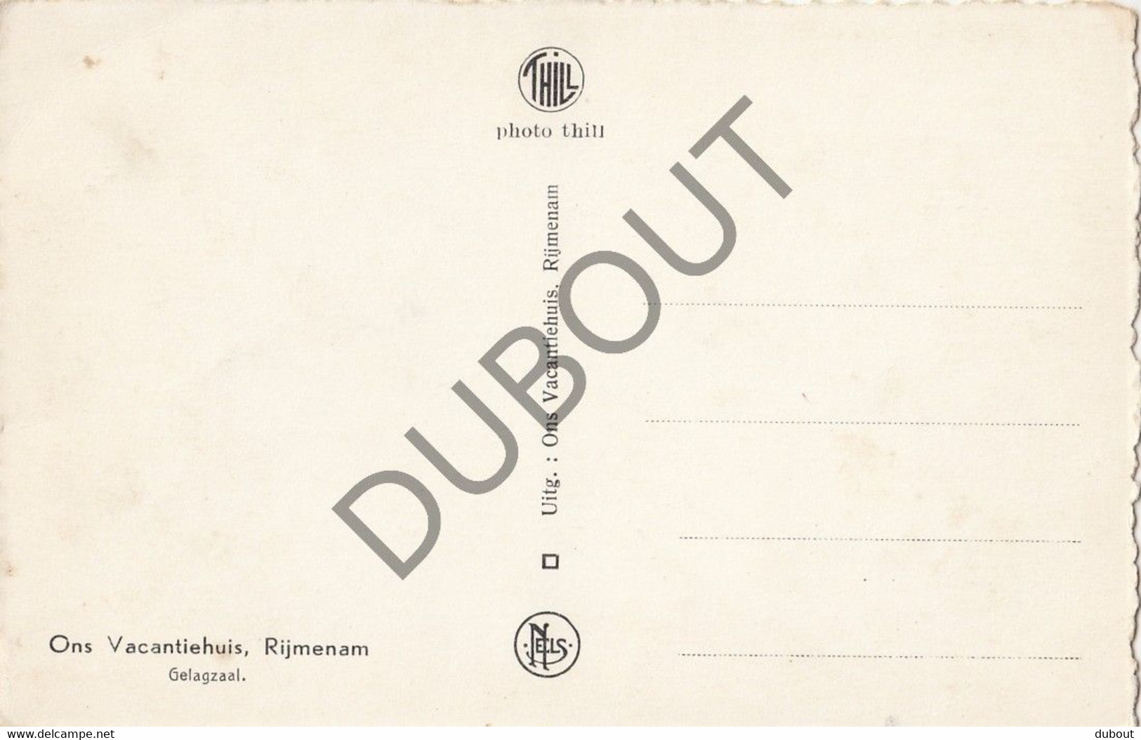 Postkaart/Carte Postale RIJMENAM - Ons Vacantiehuis (C1138) - Bonheiden