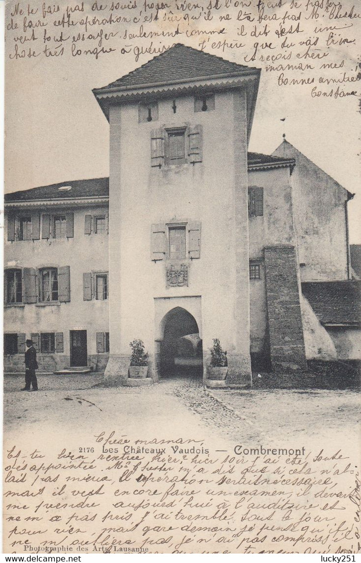 Suisse - Châteaux - Combremont - Le Château - Circulée 26/10/1903 - Mon