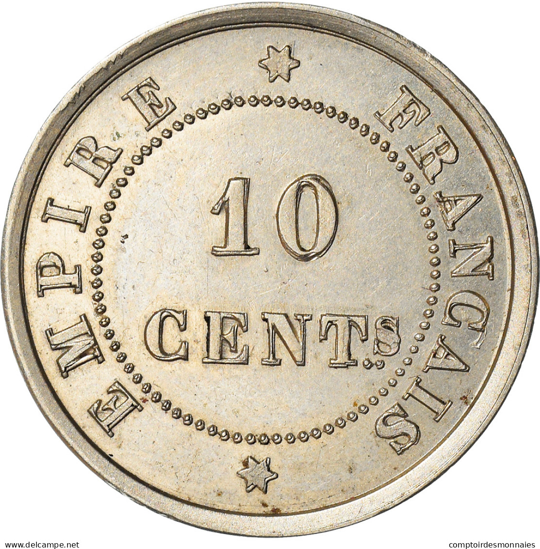 Monnaie, France, Napoleon III, 10 Centimes, 1860, Paris, ESSAI, SPL, Maillechort - D. 10 Centimes