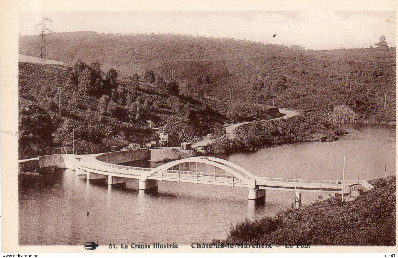 - 23 ) CHATELUS-le-MARCHEIX (Creuse.) - Le Pont - - Chatelus Malvaleix